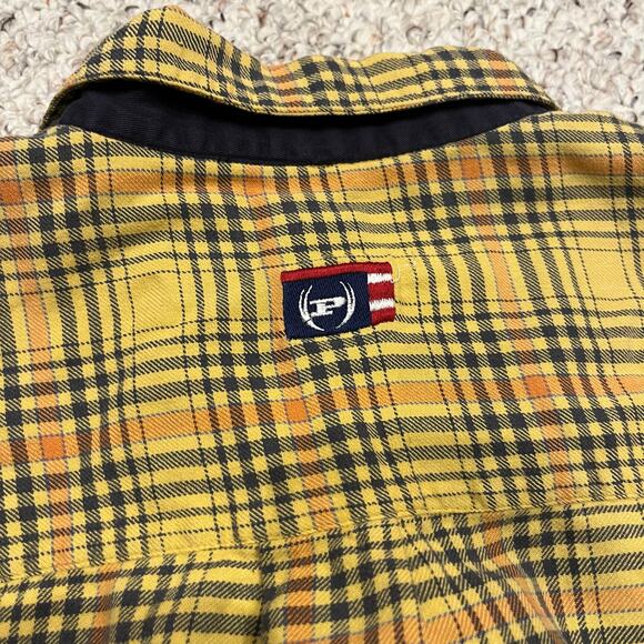 Phat Farm Men's Flannel Long Sleeve Button Down Shirt Sz XL Western Fall Cotton - Picture 7 of 7